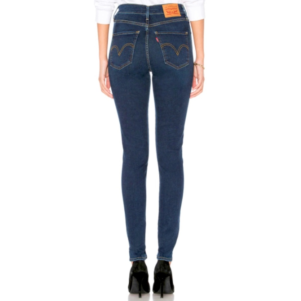 Levi’s Mile High Super Skinny Jeans Medium Blue Wash Sz 25